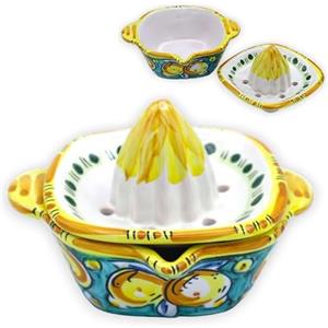 SICILIA BEDDA CAPACI Spremi Agrumi ceramica Caltagirone, L 13 x 9 h cm ca. (1Unità) varie opzion