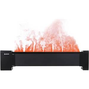 AIRMATE Camino Elettrico 113cm, Stufa Elettrica und Luftbefeuchter 2 in 1 con Telecomando, 2000W Camino Elettrico Silenzioso con Pannello LED Timer 24h ECO Riscaldamento Rapido Effetto Fiamma 3D
