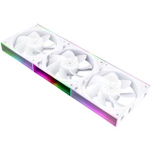 Thermalright-TR TR-Thermalright TL-M12QRW X3 Ventola per case ARGB a specchio infinito-Raffreddamento PWM 120mm, Velocità 1500RPM, Ventola modulare-Inversa, per sistemi di raffreddamento PC, Confezione da 3, Bianco