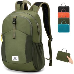 SKYSPER Zaino Pieghevole Antifurto con Protezione RFID, 20L Zaino da Escursione Zainetto Piccolo da Hiking per Viaggio Trekking Ciclismo