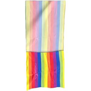 Generico Borsa da sci Rainbow Grass - Tappetino da slittino pieghevole per giochi al