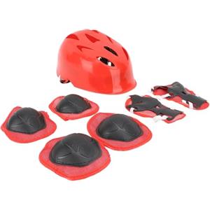 Hamwesh Casco da Bici per Bambini, Casco da Traspirante Regolabile, Ginocchiere per Bambini con Protezioni per le Mani per Pattini a Rotelle Bici da Scooter