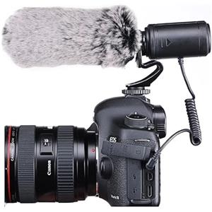 Nicama SGM5 Microfono Cardioide Condensatore Fotocamera per DSLR Nikon Canon Sony Videocamera DV