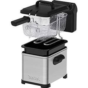 Tefal Family Pro Access Friggitrice 4,0 l, 3000 Watt, semiprofessionale con olio, serbatoio dell'olio estraibile, tecnologia zona di raffreddamento, facile da pulire, patatine fritte croccanti,