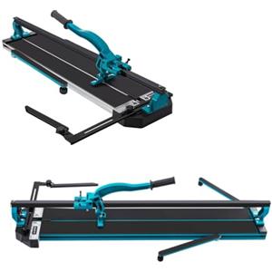 GrecoShop Tagliamattonelle Tagliapiastrelle Professionale 1200mm (48)-Macchina Manuale per Taglio Ceramica, Gres Porcellanato, Piastrelle Grandi Formati-Precisione e Uso Professionale in Cantiere