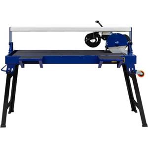 T-Mech Tagliapiastrelle Idraulico Professionale Elettrico Taglia Piastrelle Raffreddato ad Acqua Girevole ad Angolo 45° per Lato con 2 lame Diamantate Motore Induzione 1200W 920mm