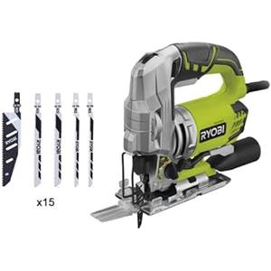 RYOBI Seghetto alternativo RYOBI - 680 W - 15 lame - 105 mm - RJS1050-KA15