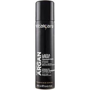Vitalcare | Imperial Argan - Spray Hairspray, 250 ml | Strong Fixing, Lacquer with Argan Oil, for Silkier and Shinier Hair