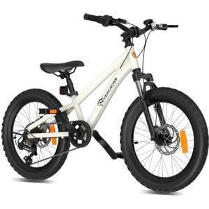 EVERCROSS EM5 Bici Bambino 20 Pollici, Mountain Bike Bambini 7 Velocità, MTB Junior con Freni a Disco e Forcella Ammortizzata, Telaio Leggero 15 kg, Sella Regolabile (120-160 cm, Max 80 kg)