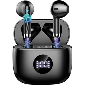 zakotu Cuffie Bluetooth 5.4 con App Personalizzabile, Auricolari Bluetooth 4 ENC Cancellazione Rumore Mic, Cuffie in Ear 60 Ore di Riproduzione, Cuffie Senza Filo HiFi Stereo IP7 Impermeabili per iOS,Android