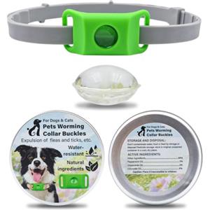 HKBTCH Aquality Pets Collare Antiparassitario Naturale, Collare Antiparassitario Per Cani, Adatto a Più Razze Di Animali Domestici, Gatti e Cani Universali