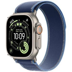 Apple Watch Ultra 3 (2025) GPS + Cellular 49mm Natural Titanium Case Blue/Bright Blue Trail Loop S/M EU