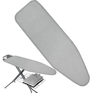 GkgWuxf 100x34cm Copriasse da Stiro da Tavolo Copriasse da Stiro Universale Rivestimento per ASSE da Stiro Coperture per Assi di Ferro Riflettenti Il Calore in Cotone con Bordo Elastico