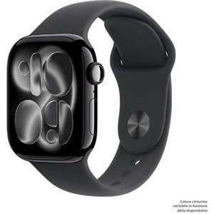 Apple Watch 11ª Serie Ricondizionato - nero-lucido - 46mm-in-alluminio - superior - gps - cinturino-originale-incluso-colore-a-sorpresa