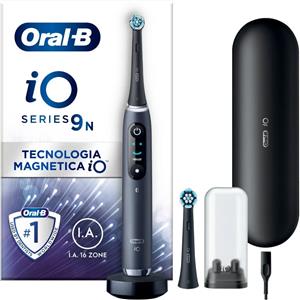 Procter & gamble srl ORAL-B IO 9N SPAZZOLINO ELETTRICO NERO CON CUSTODIA DI RICARICA
