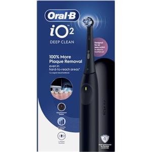 Oral-B iO2 Spazzolino Elettrico Adulto Night Black con Custodia da Viaggio