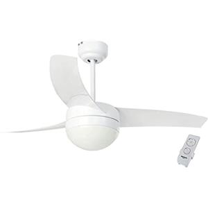 Bastilipo 7876-Cancún Bianco Cancún Ventilatore da soffitto LED con telecomando