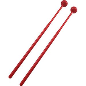 F Fityle 2 mazze per xilofono, vibrafono, mazze per glockenspiel, bacchette per percussioni in legno, Rosso