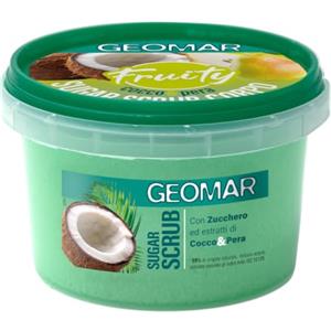 GEOMAR | Fruity Sugar Body Scrub Cocco&Pera, Made in Italy, 300 g