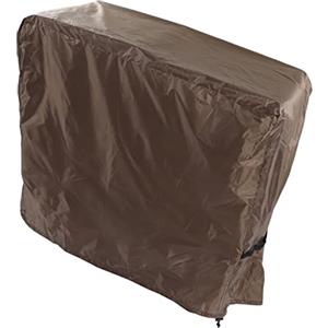 Annadue Copertura per Carrello Frigorifero, Copertura per Carrello per Bevande all'aperto, Protettiva per Frigorifero per Feste, per con Rotelle per Barbecue, Spiaggia, Campeggio, Patio (BROWN)