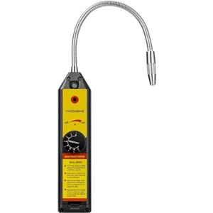Generisch Rivelatore di perdite di refrigerante WJL-6000 | ABS 7,9 pollici sonda da da 7,9 pollici, 4 batterie AAA, irrigatore di gas alogeno per R134a, R22, R11 | HVAC AC AC