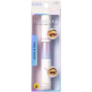 FALSCARA KISS FALSCARA Bond & Seal. Preparatore e Sigillante ciglia finte naturali fai da te effetto mascara con Biotina e Vitamina E. Per ciglia finte magnetiche, ciglia finte ciuffetti ed extension ciglia