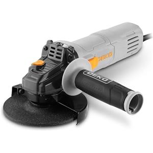 DEKOPRO Smerigliatrice Angolare: DEKOPRO 125 mm 800W Smerigliatrice Angolare Elettrica, moletta elettrica 12.000 RPM, Velocità Regolabile, per smerigliare grande, lucidare e levigare