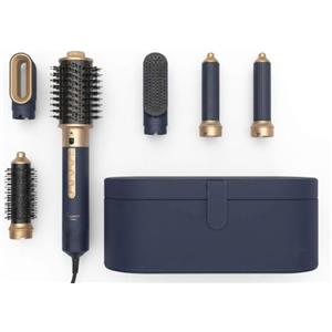 Luxiren Air Styler 6 in 1 - Asciugacapelli Brushless ad Alta Velocità Modellatore Capelli Ionico - Spazzola Asciugacapelli - Multifunzione per Ricci Liscio e Volume - Anticrespo - 110.000 giri (blue)