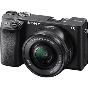 Sony Alpha 6400L - Kit Fotocamera Digitale Mirrorless con Obiettivo Intercambiabile SELP 16-50mm, Sensore APS-C, Video 4K HDR, S-log2, S-log3 e Hlg, ILCE6400B + SELP1650, Nero