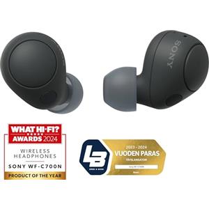 Sony WF-C710N auricolari Truly Wireless con Noise Cancelling, qualità delle chiamate,connessione multipoint,IPX4, fino a 40 ore di autonomia, compatibili con iOS e Android, Black (nuovo modello)