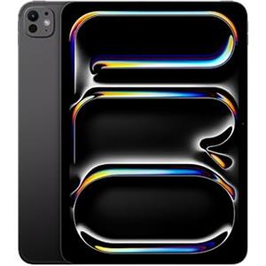 Apple iPad Pro 11'': Chip M4 Progettato per Apple Intelligence, display Ultra Retina XDR, vetro con nanotexture, 1TB, fotocamera da 12MP, Wi-Fi 6E + reti cellulari 5G - Nero siderale