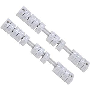 Sorandy Contatore Punteggio Universale per Biliardino, Compatibile con Tavoli da Biliardino Standard, Confezione da 2 |unità di Punteggio in Plastica Resistente agli Urti, Pulsanti Ergonomici, 10