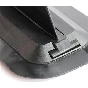 BEAZOOM Black for Replacement Skeg Fin Gonfiabile per Kayak Canoa Dinghy, Robusto Pezzo di ricambio in plastica per barca, Installazione semplice, 24,3 cm