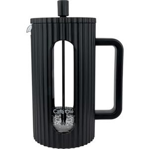 Café Olé Ciao 8 Cup Cafetière, garza in acciaio inox, French Press, nero