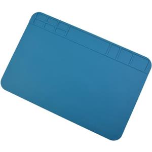 LVYXON Tappetino antistatico per saldatura, resistente al calore, in silicone, per elettronica, telefono, computer portatile, orologio per postazione bga, banco da lavoro, scrivania, 30 x 20 cm