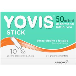 Alfasigma spa Yovis Stick Fermenti Per L'equilibrio Flora Intestinale, 10 Bustine