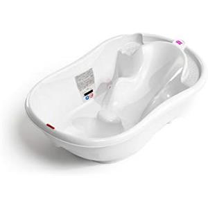 OKBABY Onda Vaschetta dal Design Ergonomico per il Bagnetto del Neonato, 0-12 Mesi, Bianco, 55 milliliters, 1.75 kilograms, 1 Unità, 1