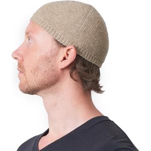 CHARM Cappello Cappellino Invernale Uomo - Lana Cappelli Beanie Zuccotto Sottocasco Bici Moto Musulmani Preghiera Beige XL