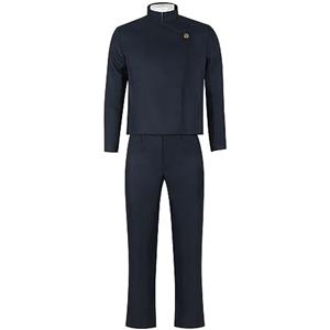 Tongyundacheng Costume per Cosplay Anime Gojo Satoru Uniforme Scolastica Giacca e Pantaloni (con Occhiali) per Halloween Carnevale Festa Cosplay per Uomini