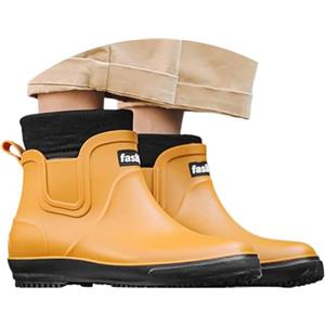Generisch stivali di gomma da uomo stivali da pioggia da uomo, outdoor, trekking, campeggio, scarpe, comodi, leggeri, resistenti, per tutte le stagioni, per attività quotidiane scarpe uomo impermeabili 44