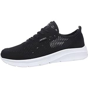 Generico Scarpe Uomo Estive 39-48 EU in Rete Traspirante con Suola Alta Sneakers Comode Leggere Scarpe Tennis Casual Eleganti Shoes Sportive per Ginnastica Running Palestra Padel,Bianco,41