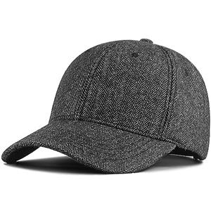 YAMEE Berretto Uomo con Visiera XXL Nero,Cappello Baseball Uomo Invernale Leggero Caldo,Cappello Donna Invernale Morbida Antivento,Berretti da Baseball Unisex Regolabile,Cappello Running All'aperto