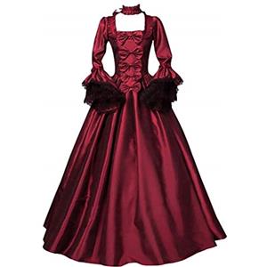 MaNMaNing Costume Carnevale Donna Vestito di Carnevale Donna Vestito Principessa Adulto Costume Coppia Principessa Coppia Veneziano