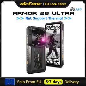 ULEFONE [Imaging non termico] Ulefone Armor 28 Ultra 5G AI Rugged Phone 1TB ROM+32GB RAM Smartphone Android AMOLED 6.67