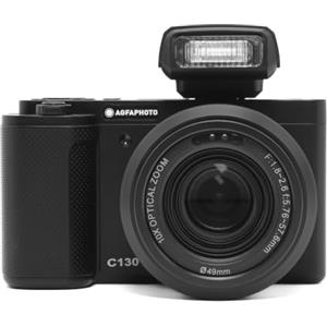 AgfaPhoto - Fotocamera Compatta - Realishot C130 - Video 4K - Zoom Ottico 10X - Schermo Orientabile 2,8 - Wi-Fi & Stabilizzazione - Ideale per Vlogging & Fotografia Creativa