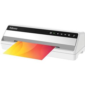 Fellowes Saturn A4 Plastificatrice per piccoli uffici - InstaHeat, pronta in 60 secondi, anti-inceppamento, spegnimento automatico - per pouches 80/100/125 micron - include 10 pouches - casa e ufficio