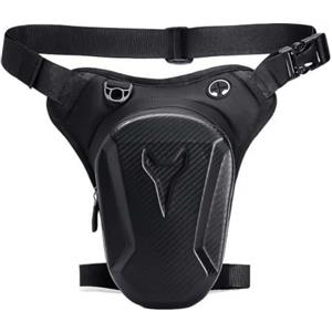 Generic Borsa da moto, impermeabile, in EVA, con cinghie regolabili in vita e gambe, borsa a tracolla multifunzionale per ciclismo, escursionismo, arrampicata e viaggi all'aperto