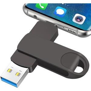 LZKNZT Chiavetta USB 512GB Dual USB C & USB A 2 in 1 Pendrive USB 3.0 Pen Drive USB Flash Drive Portatile Memoria Flash per Smartphone Laptop Tablet Computer