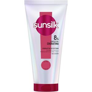 Sunsilk, Balsamo Keratin, Balsamo alla Cheratina per Capelli Lisci e Rimpolpati, Formula con 8% Complex alla Cheratina per Fino a 72 Ore di Effetto Liscio, 180 ml*