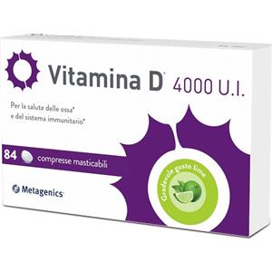 METAGENICS BELGIUM bvba VITAMINA D 4000UI 84 COMPRESSE